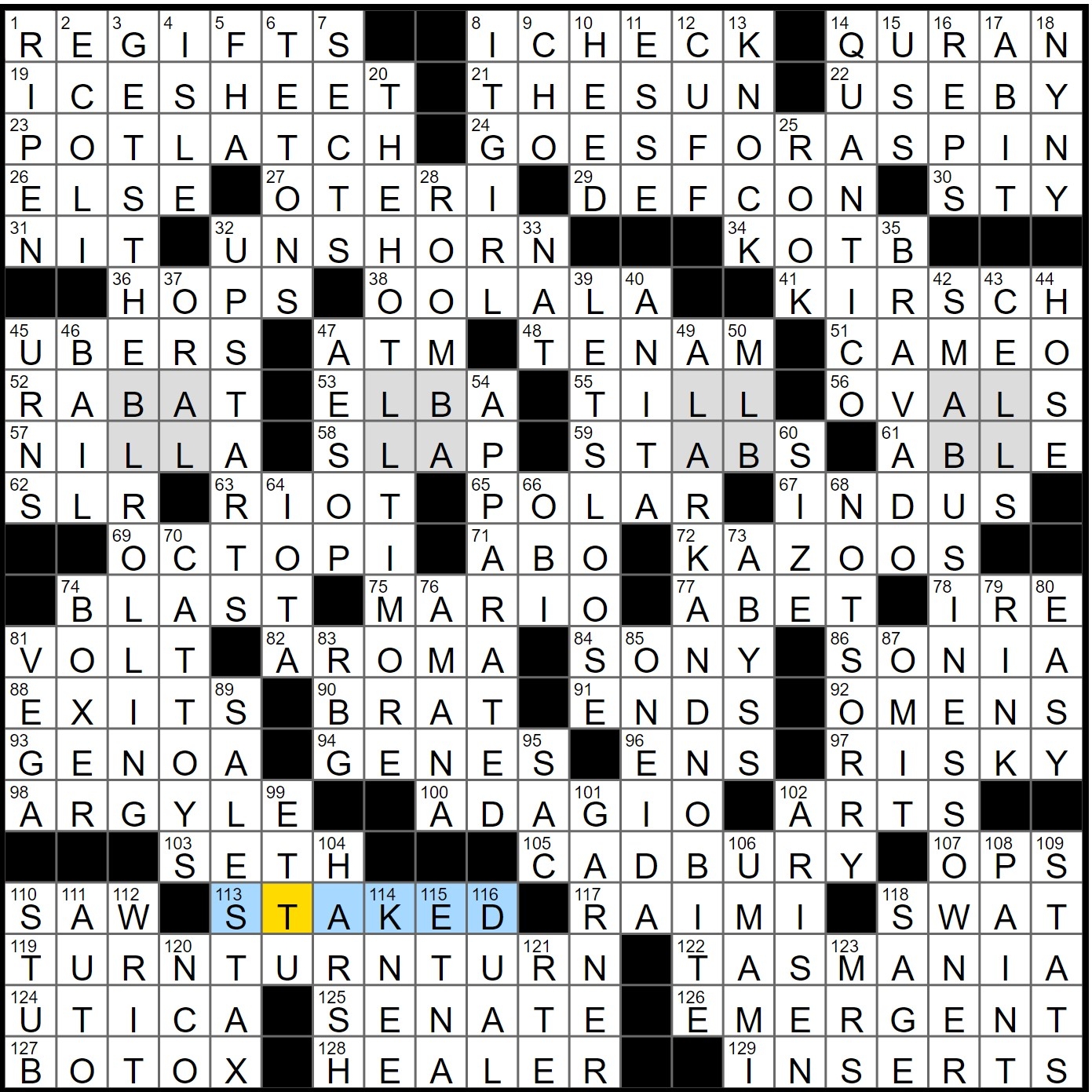 Rex Parker Does The NYT Crossword Puzzle Leave Off As The Last 