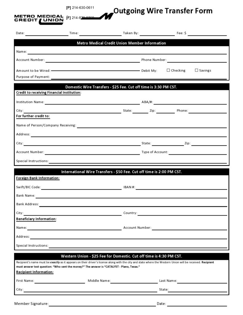 Rfc Wire Forms