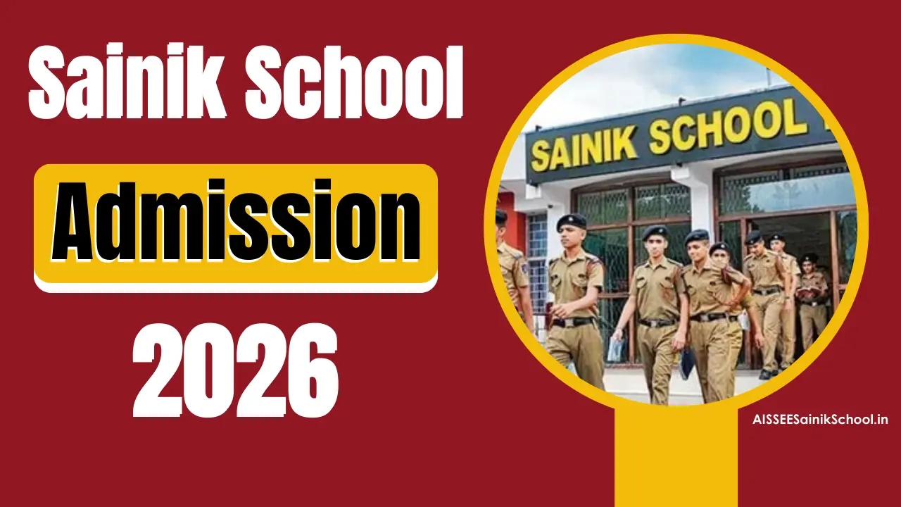Sainik School Admission 2026 Out Online Form Exam Date 
