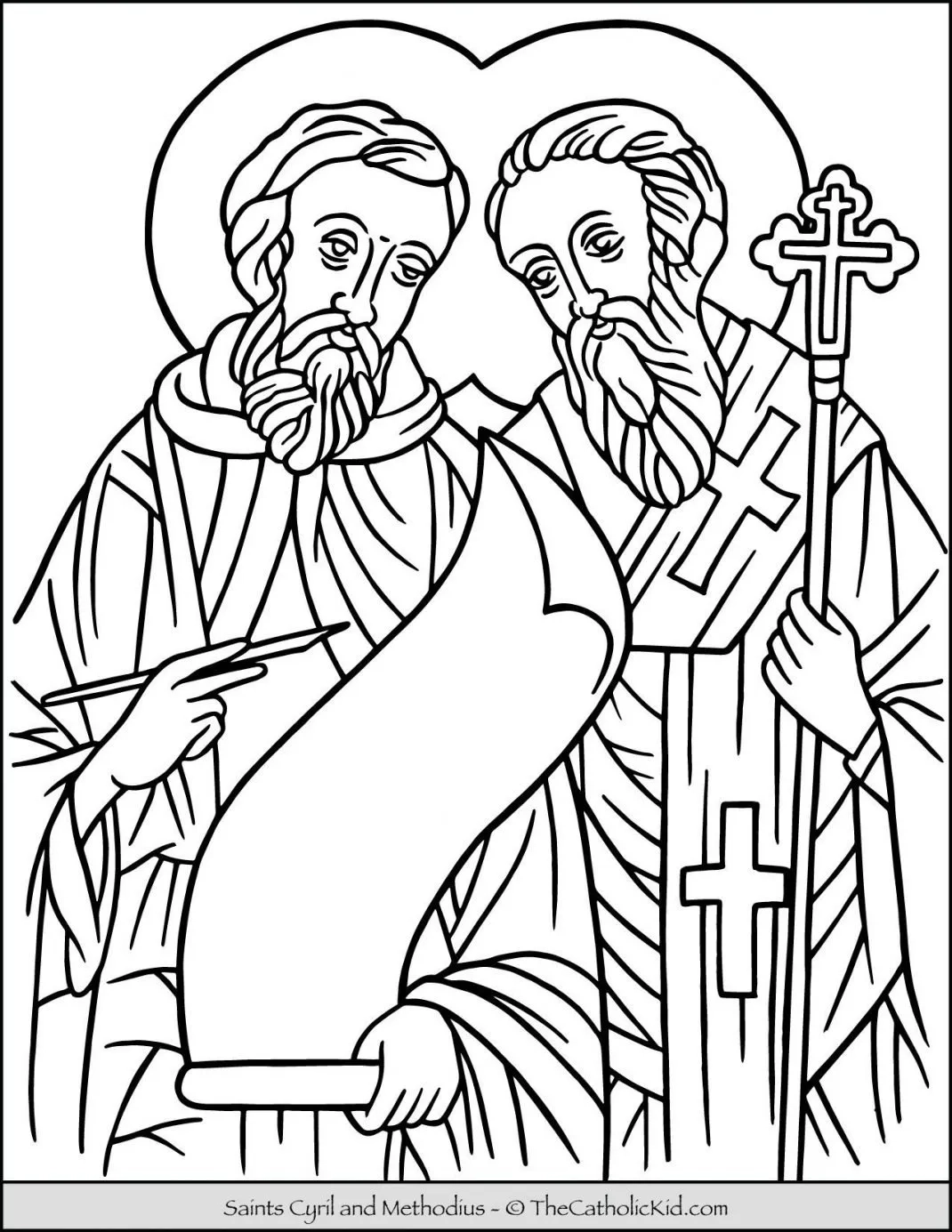 Free Printable All Saints Day Coloring Pages