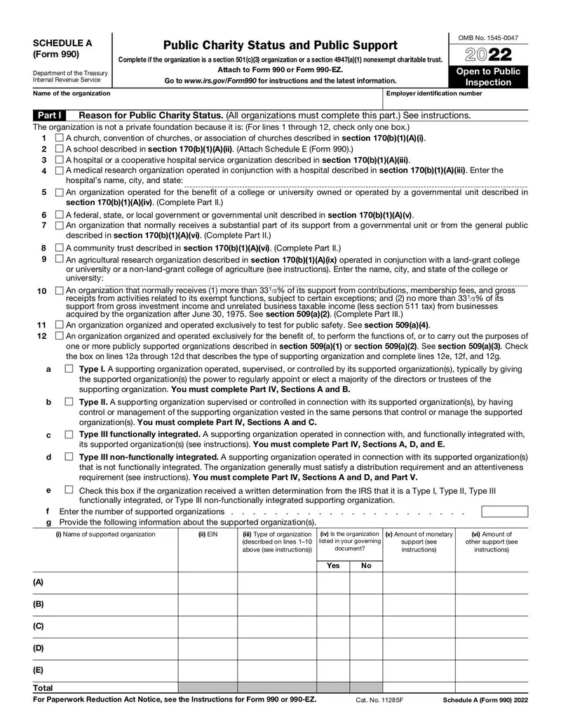 Irs Form 990 N Printable