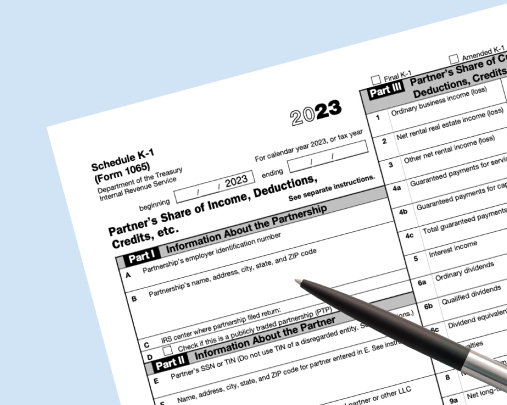 What Is A K 1 Form Irs