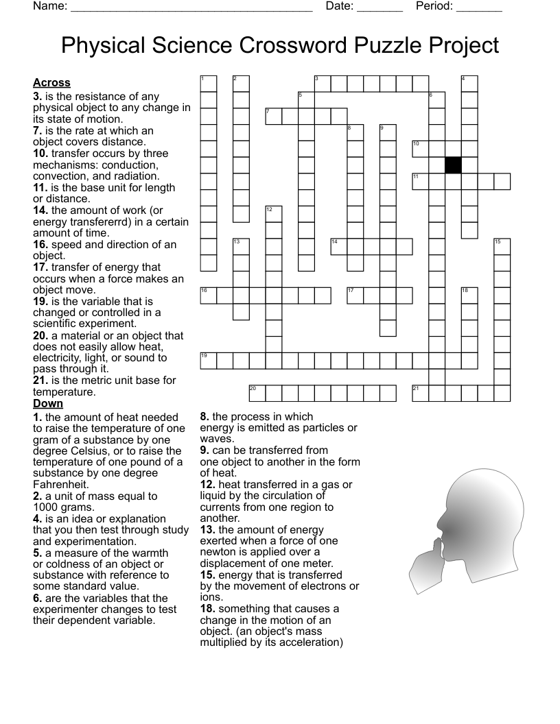 Free Crossword Puzzles On Science