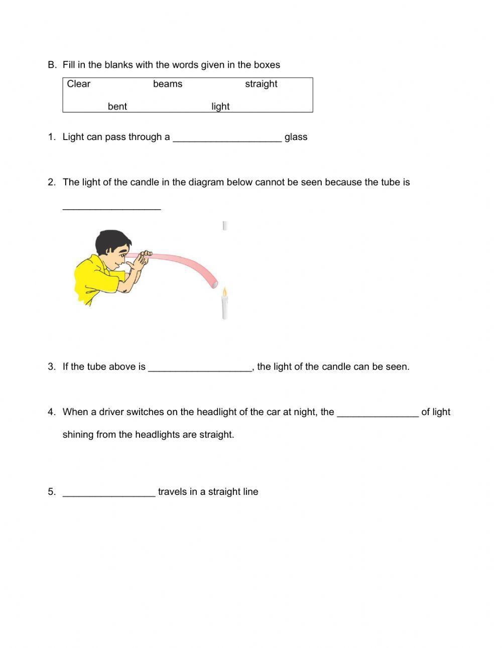 Science Year 4 Free Interactive Worksheets 265608