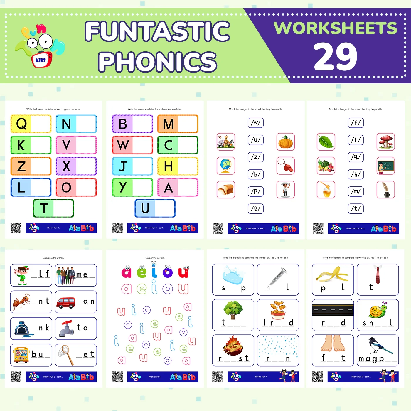 Senior Educational Worksheet For Kids 5 6 Years