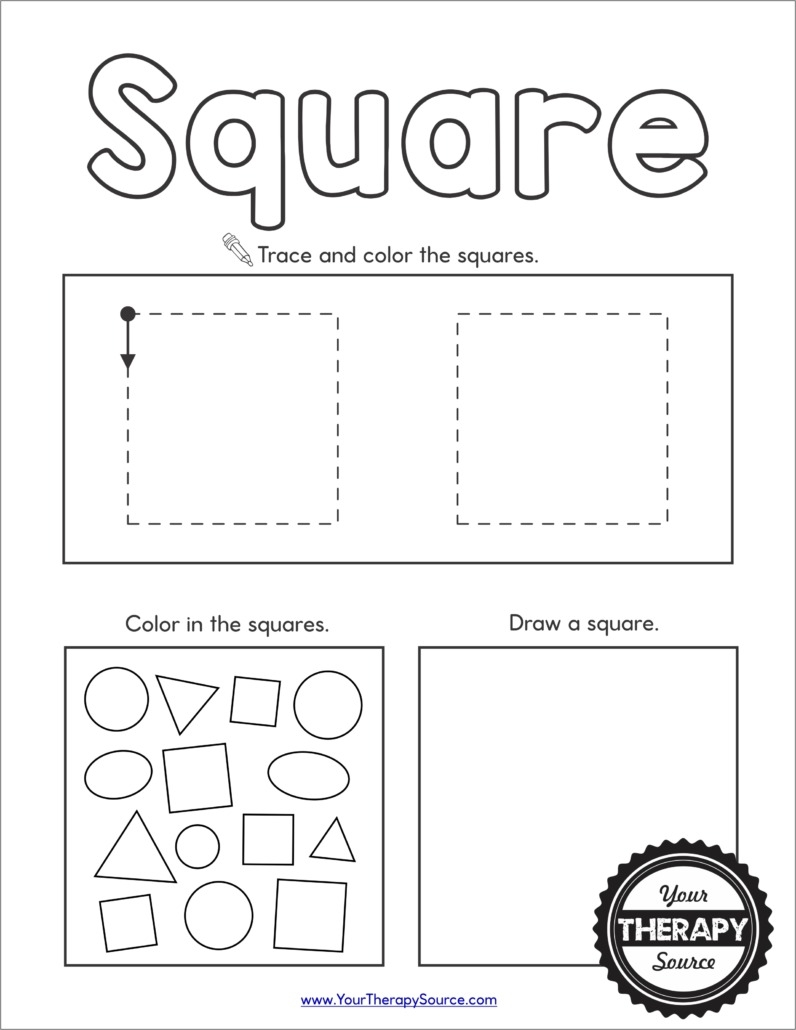 Free Printable Shape Worksheets For Toddlers