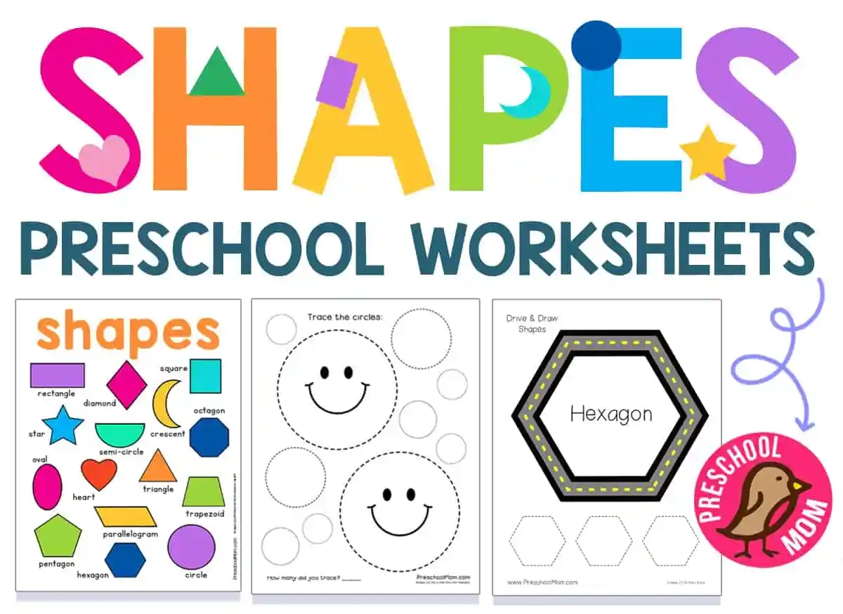 Preschool Worksheets Free Printable Shapes
