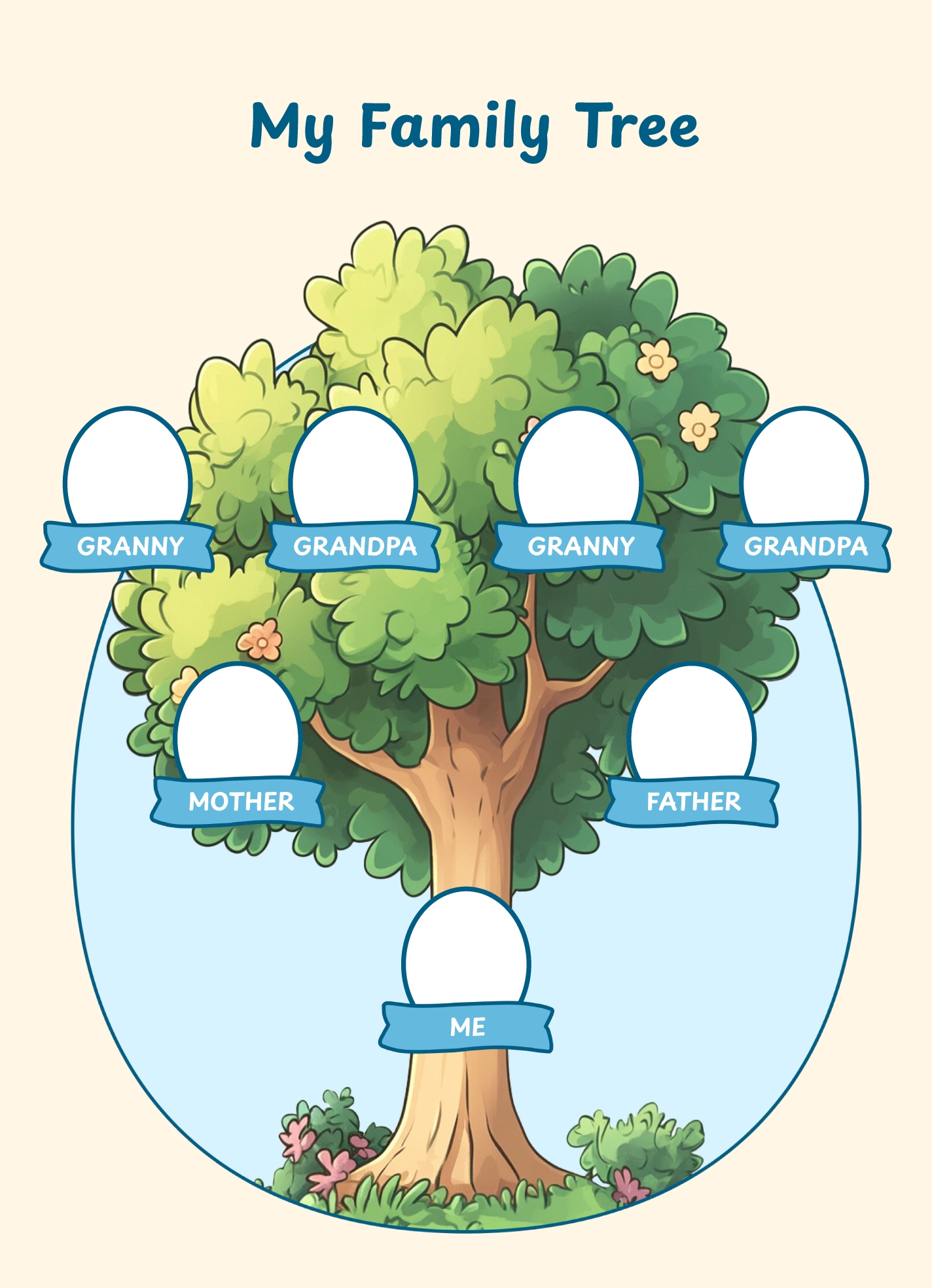 Free Printable Family Tree Worksheet