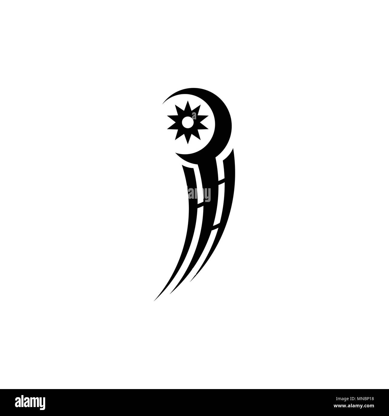 Simple Tattoo Design Tribal Tattoo Stock Vector Image amp Art Alamy