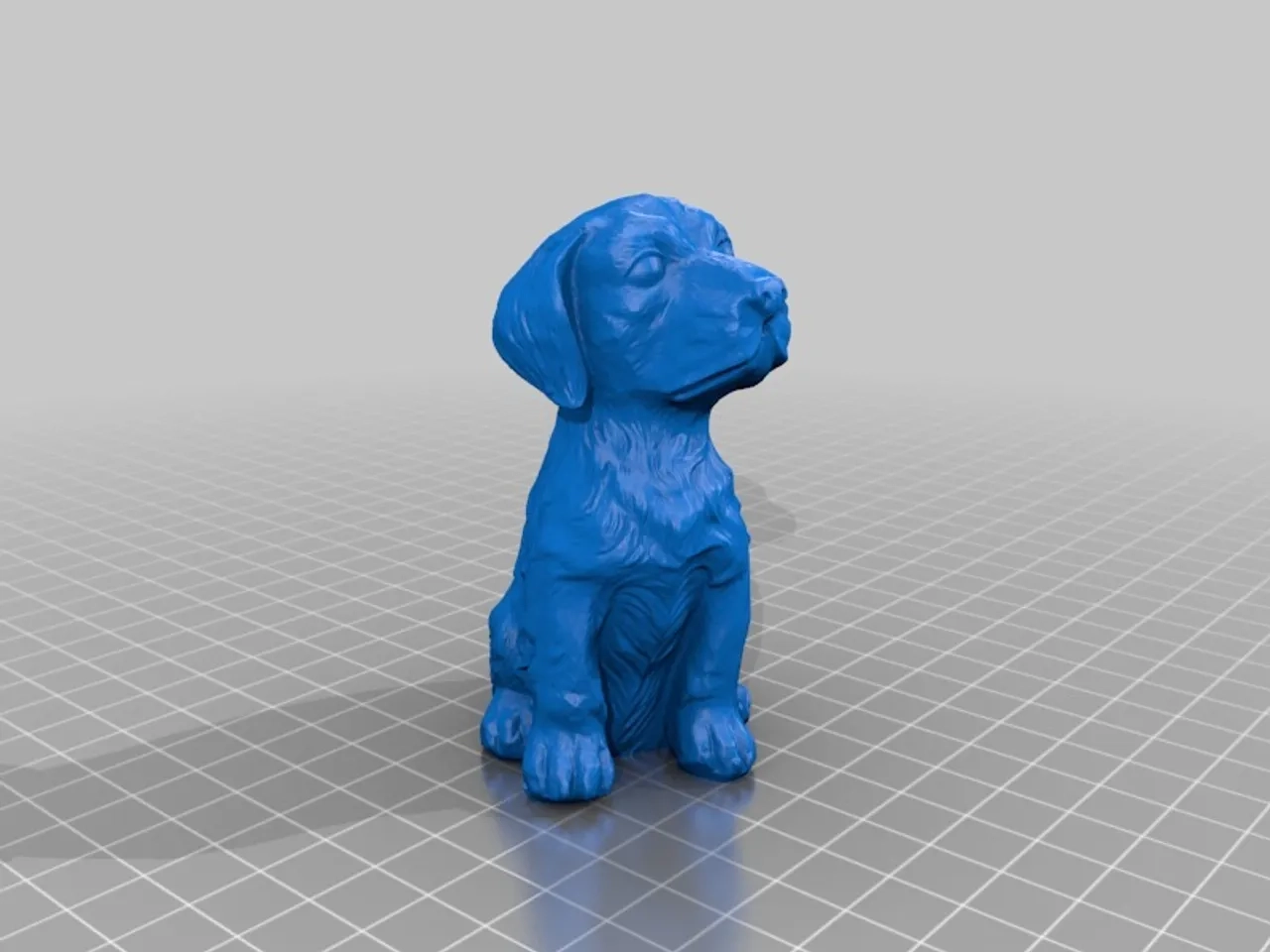Sitting Dog 3D Scan By Openscan Download Free STL Model 