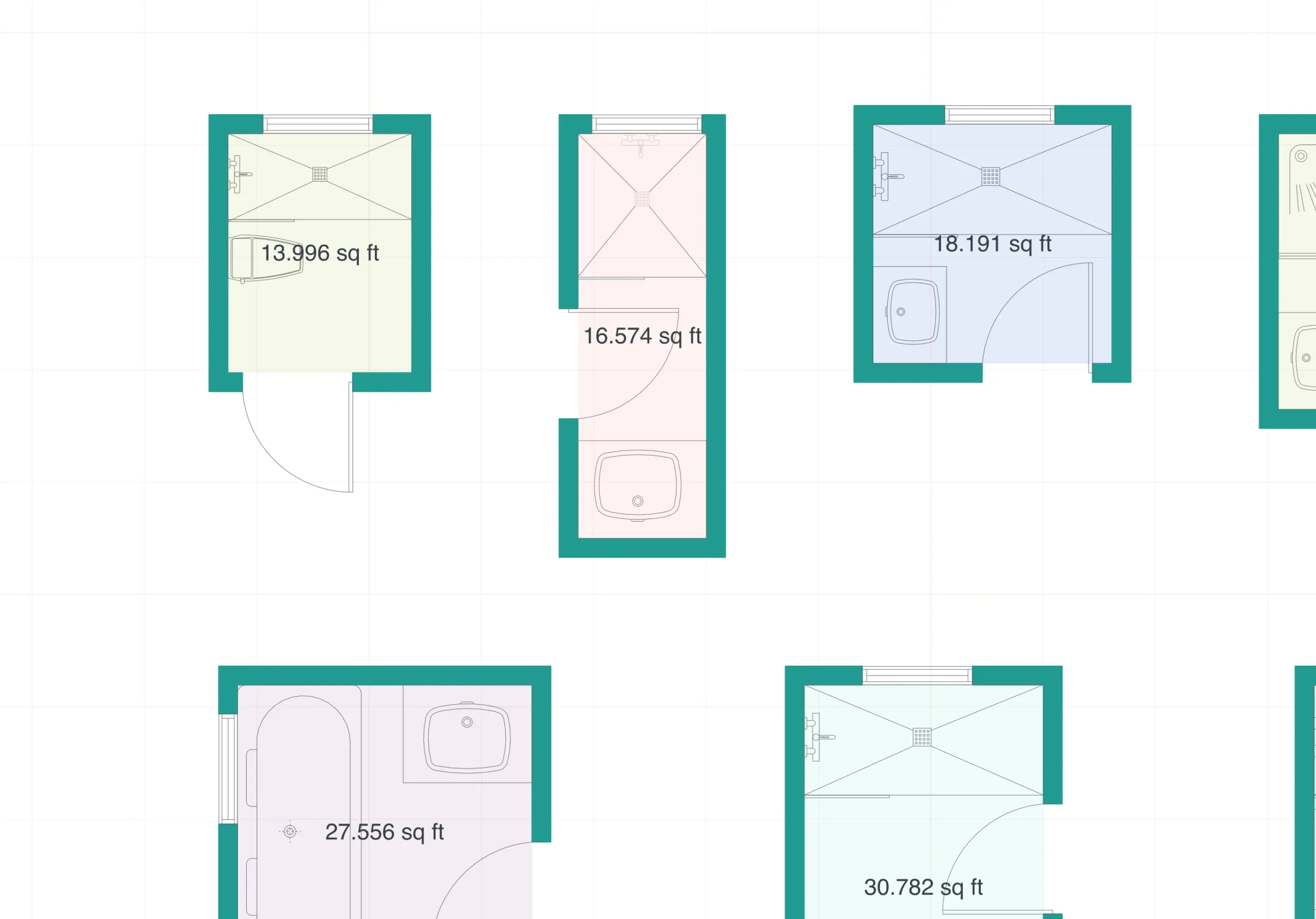Bathroom Design Template Layout Free