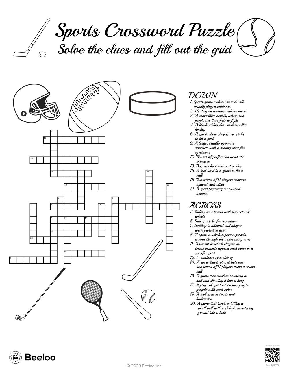 Nfl Crossword Puzzles Online