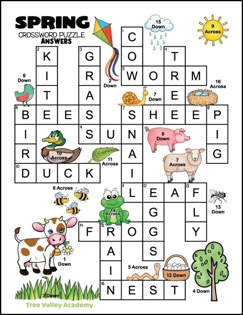 Puzzles Printable With Answers