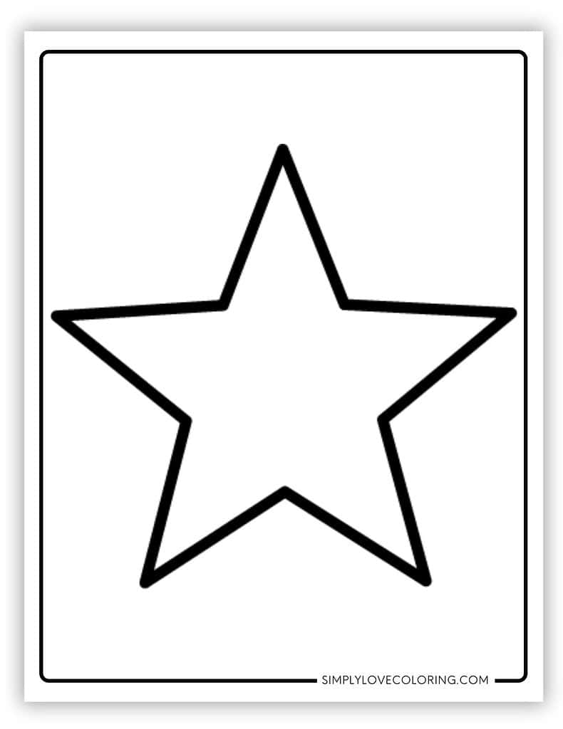 Star Template Printable