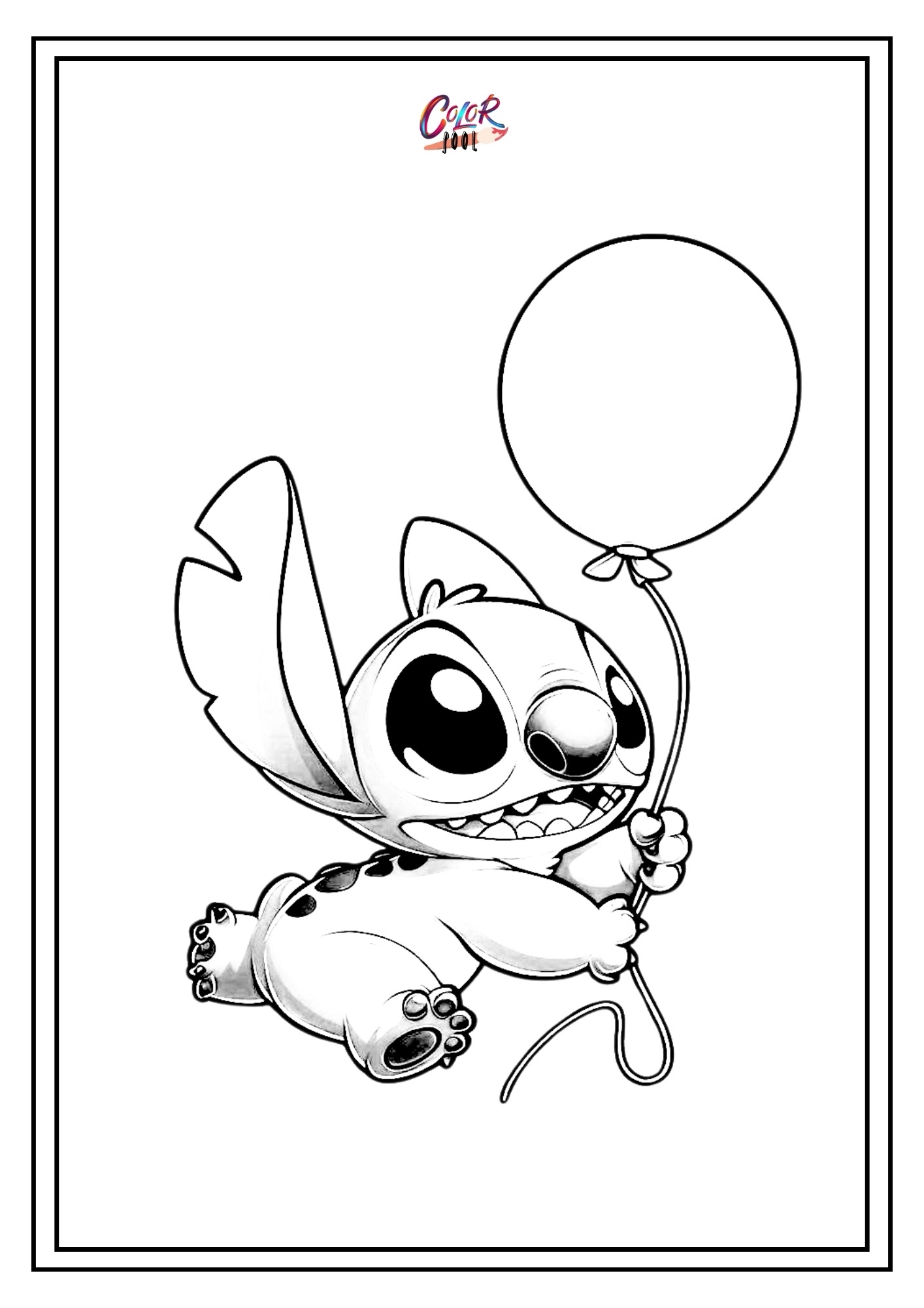 Printable Coloring Pages Stitch