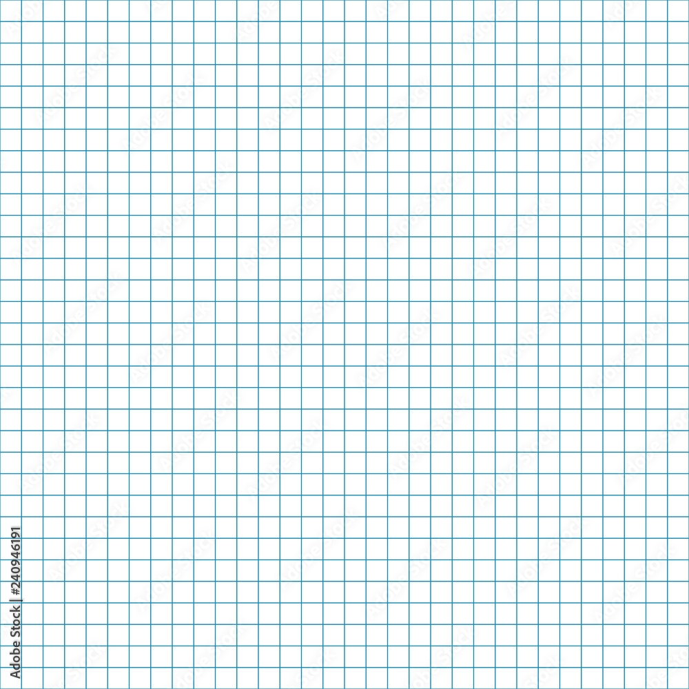 Stock Vektorgrafik Graph Paper Seamless Pattern Blank Grid Or 