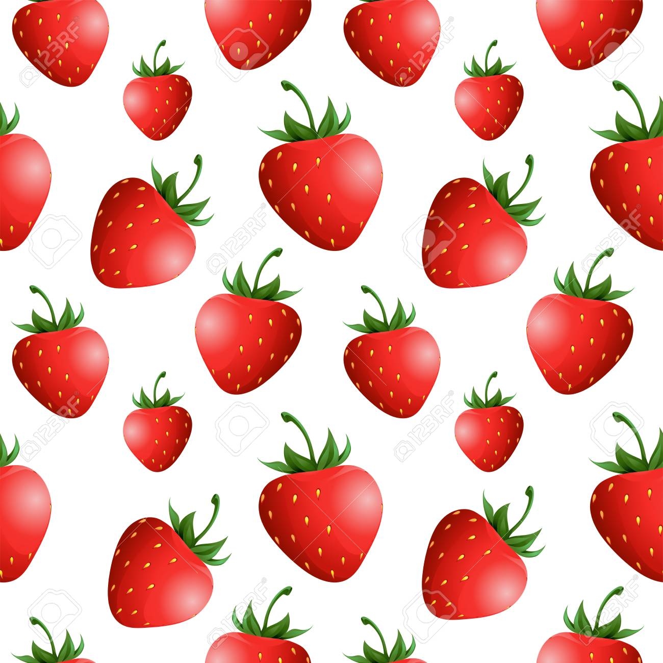 Strawberry Printable Template
