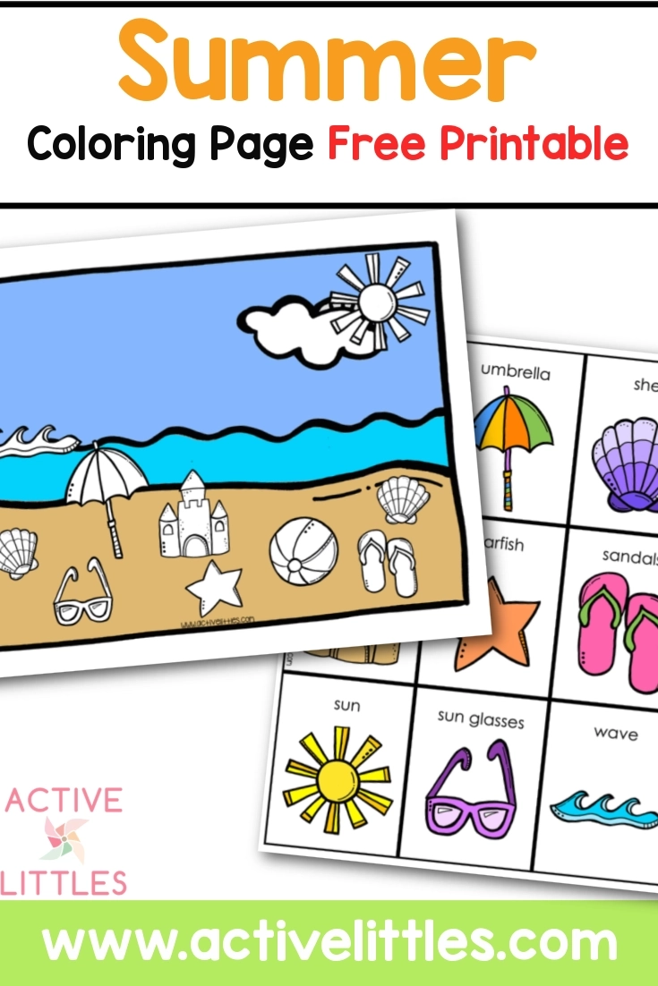 Summer Free Printable For Toddlers And Preschool Active Littles