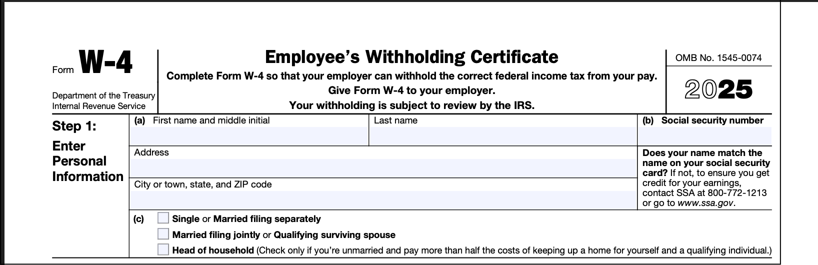 Irs Form W4-P 2026