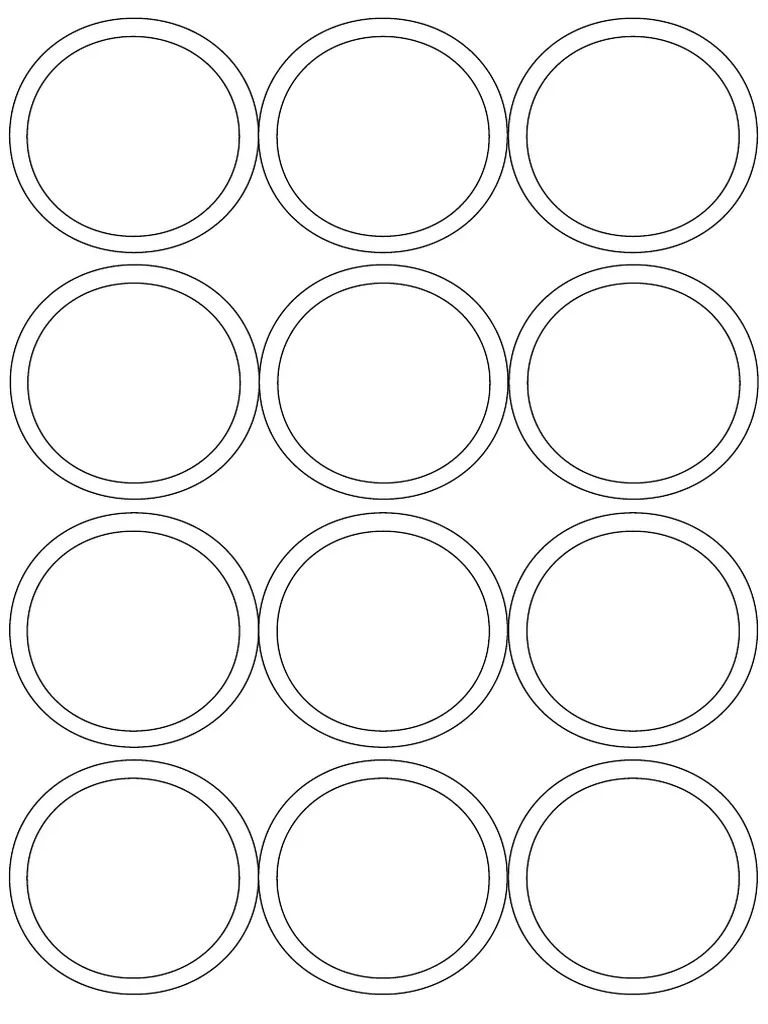 Template Button Badge PDF