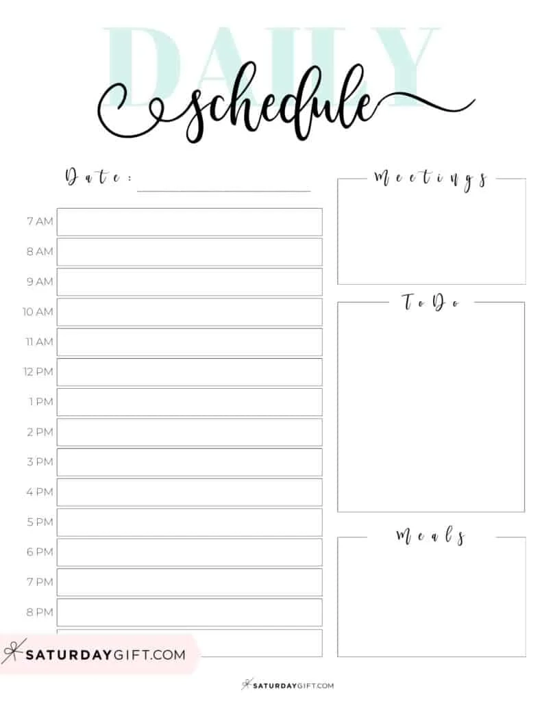 Free Printable To Do List Template