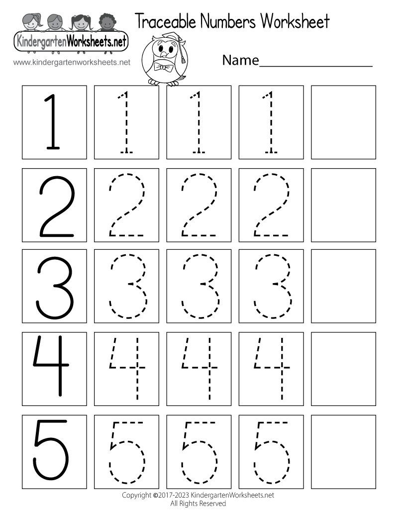 Traceable Numbers Worksheet Free Printable Digital amp amp PDF 