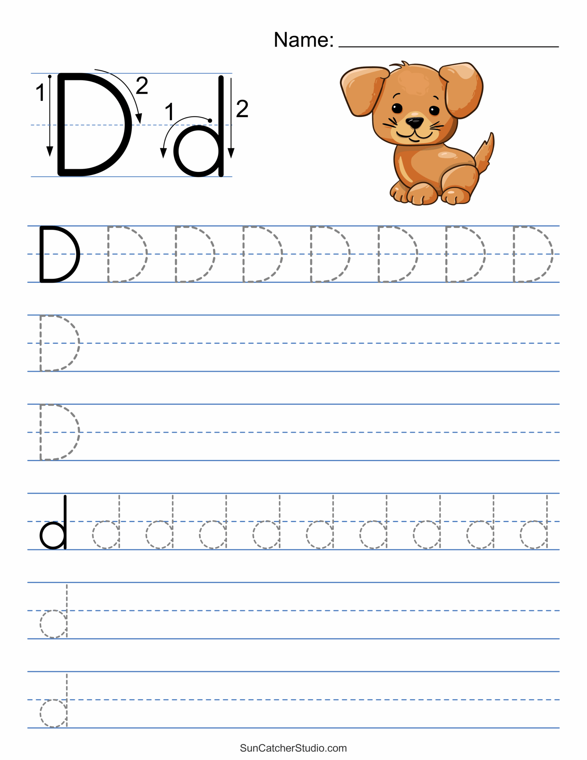 Abc Trace Worksheets Free Printable