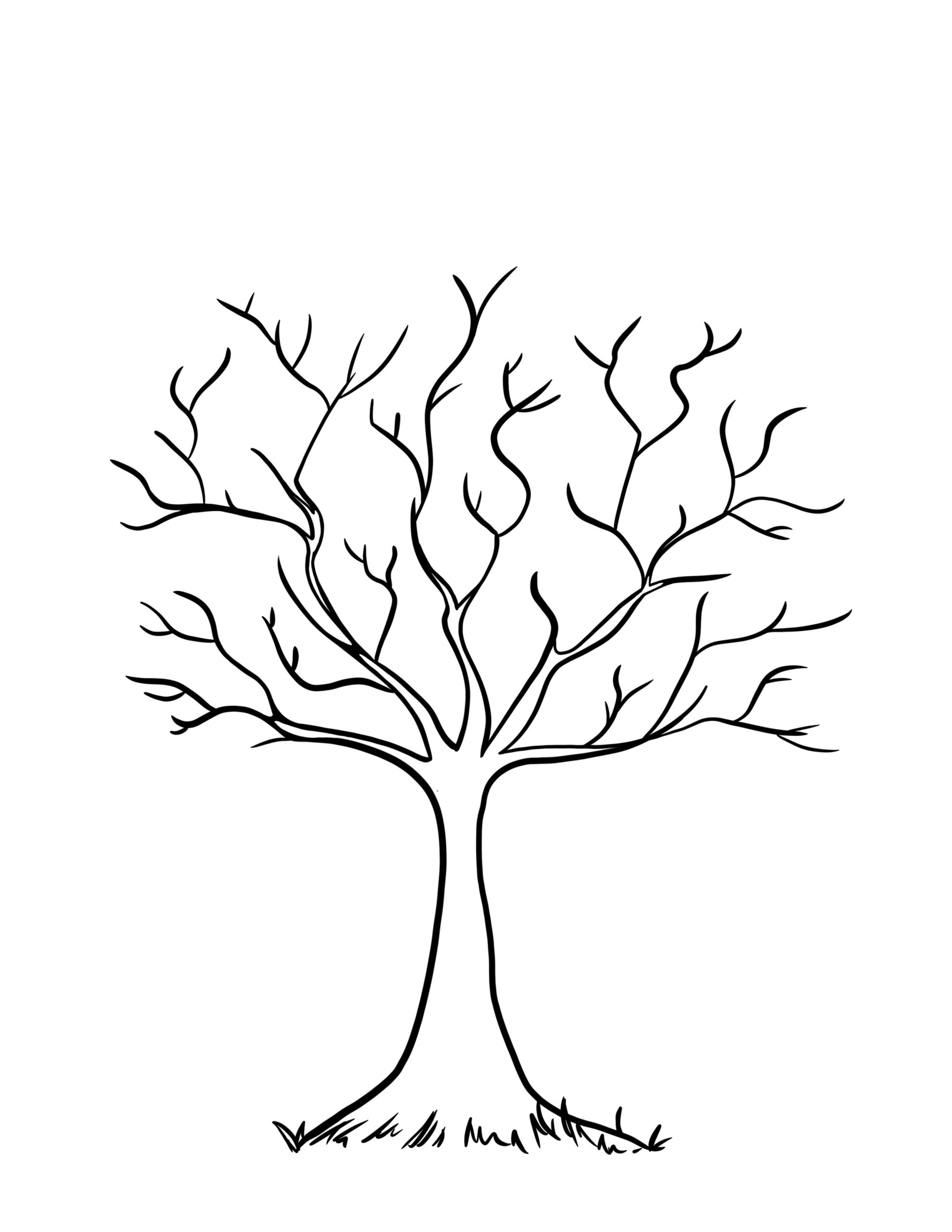 Tree Templates Printable