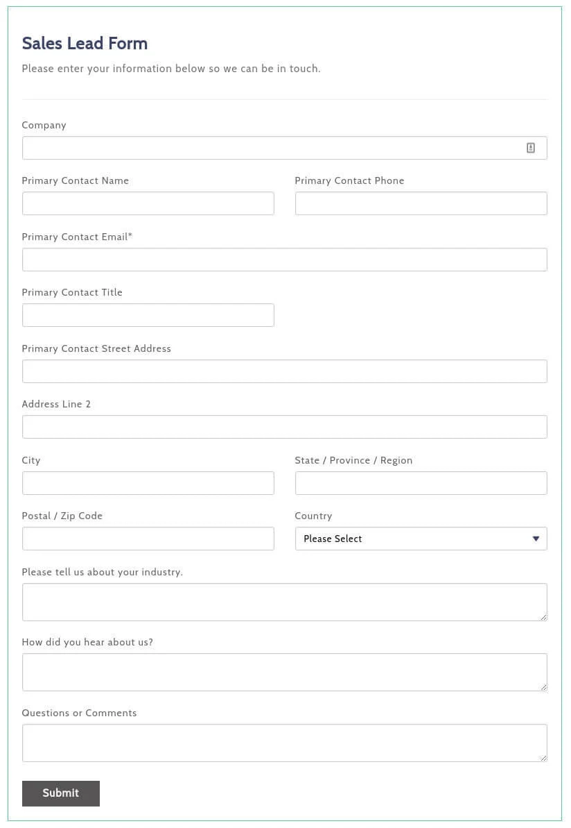 types of forms you can create using form builder app