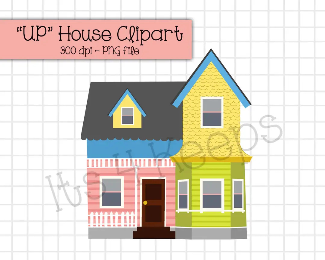 Up House Printable Template