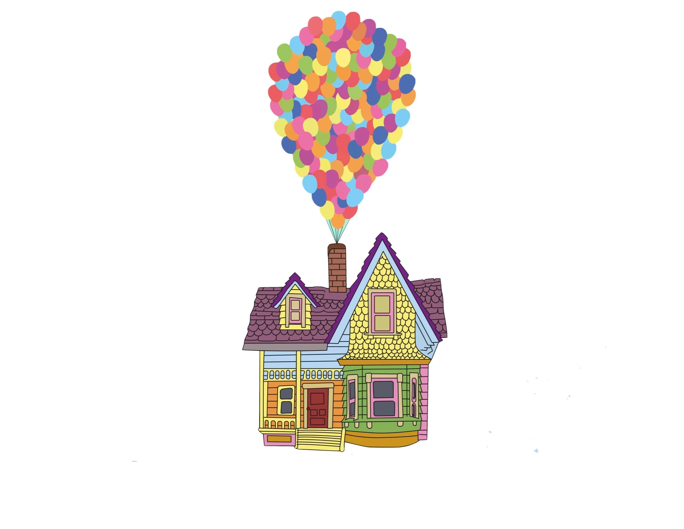 UP House With Balloons SVG PNG Digital Download Adventure Is Out There
