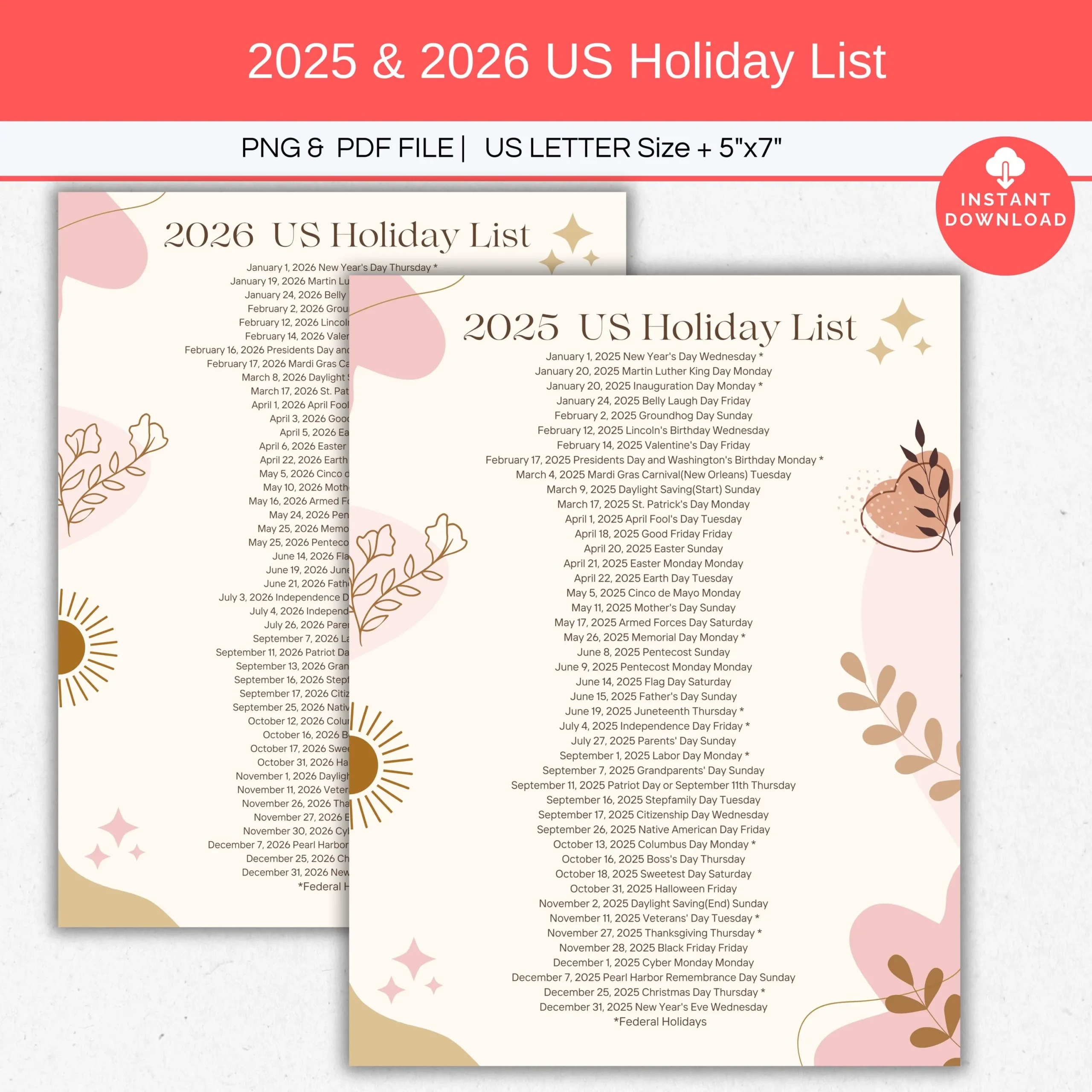 Urlaubsplan 2026 Etsy de