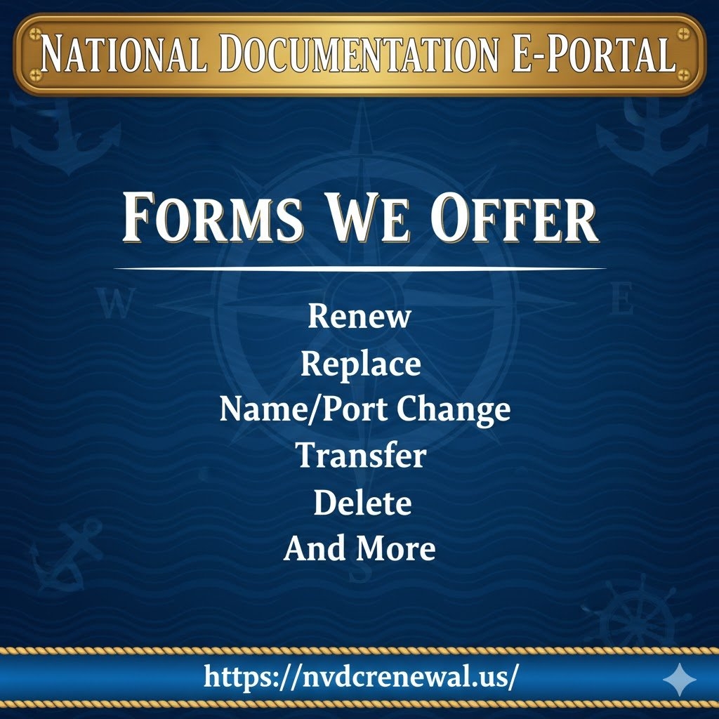 USCG Forms Vessel Documentation