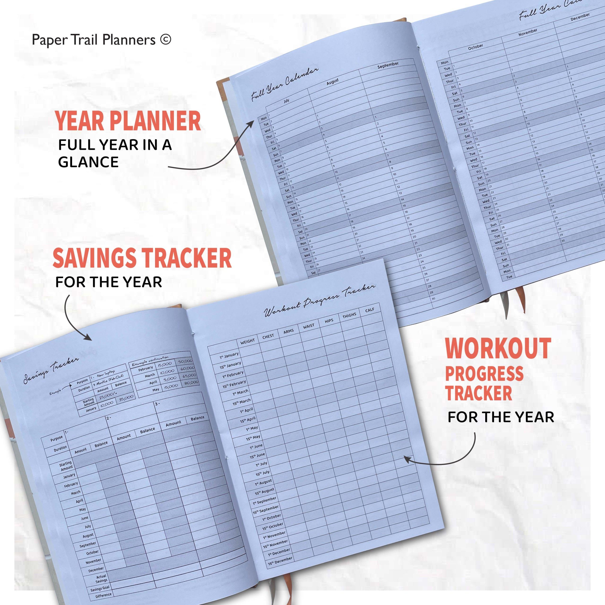 Vibrant Garden 2025 Ultimate Weekly Planner Paper Trail Planners