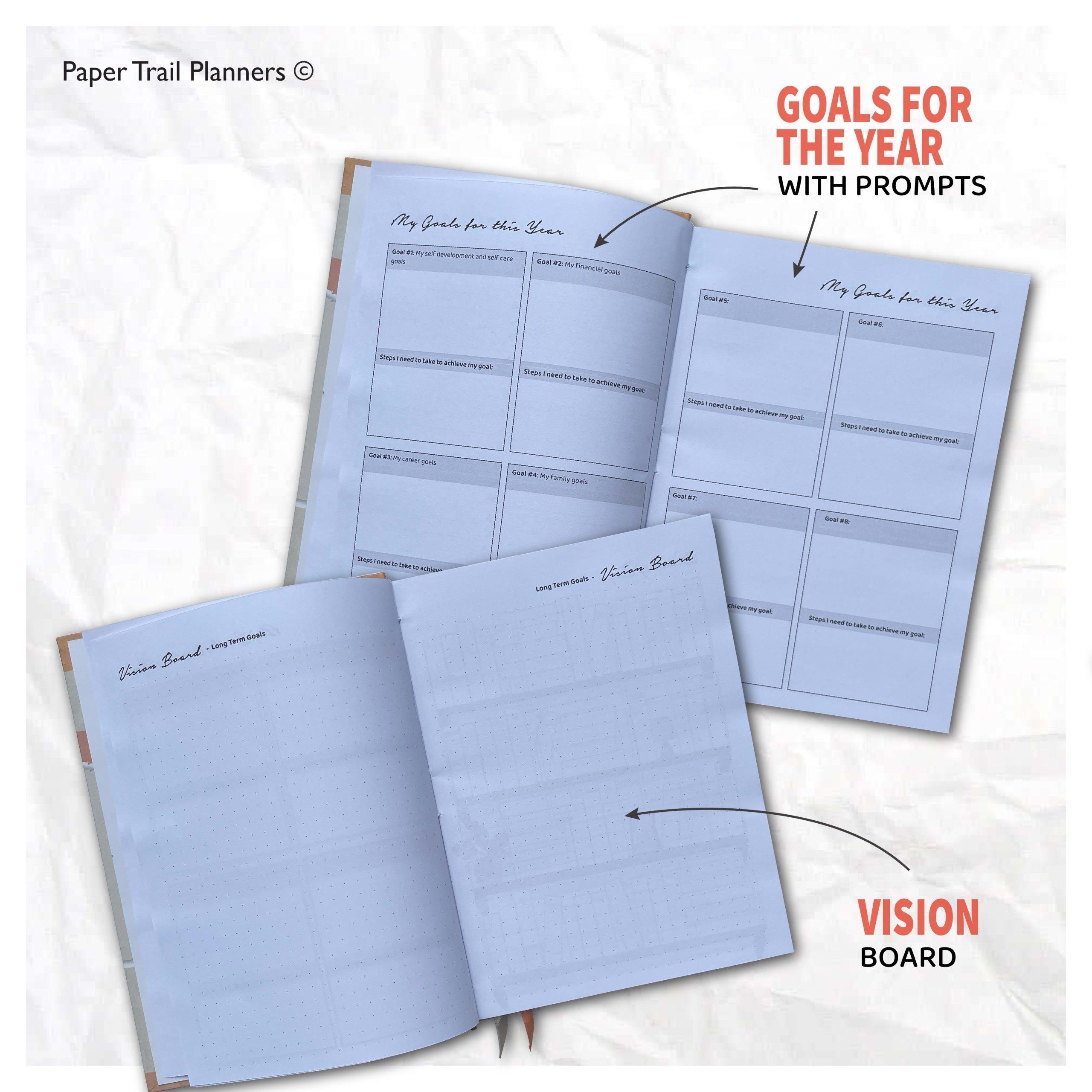 Vibrant Garden 2025 Ultimate Weekly Planner Paper Trail Planners