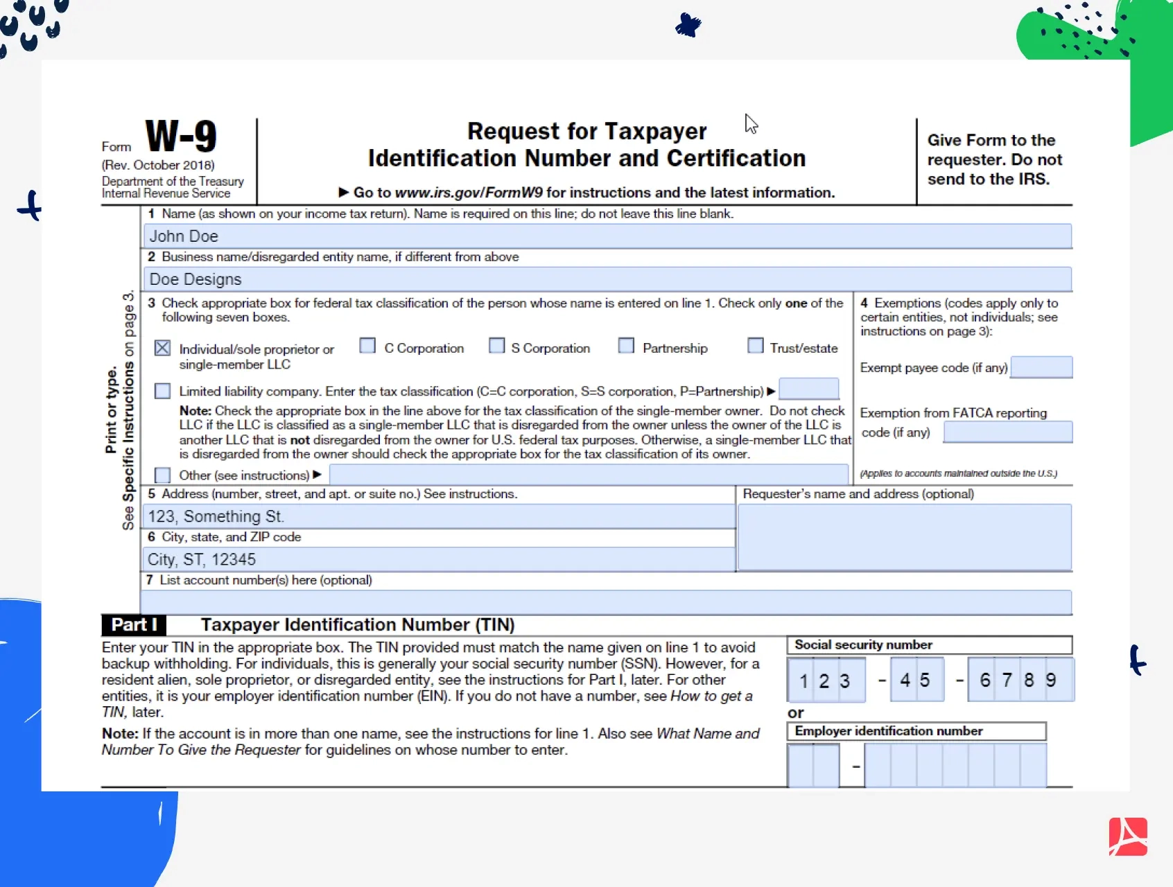 Wa State W 9 Form Printable