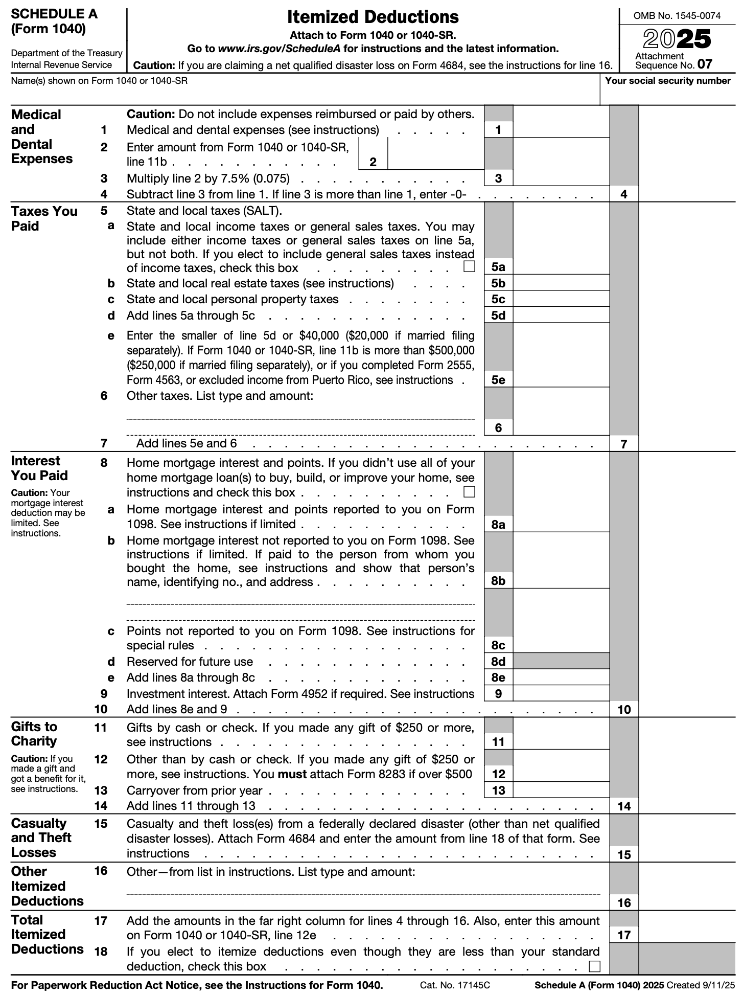 What Are Itemized Deductions See A List Of Deductible Expenses