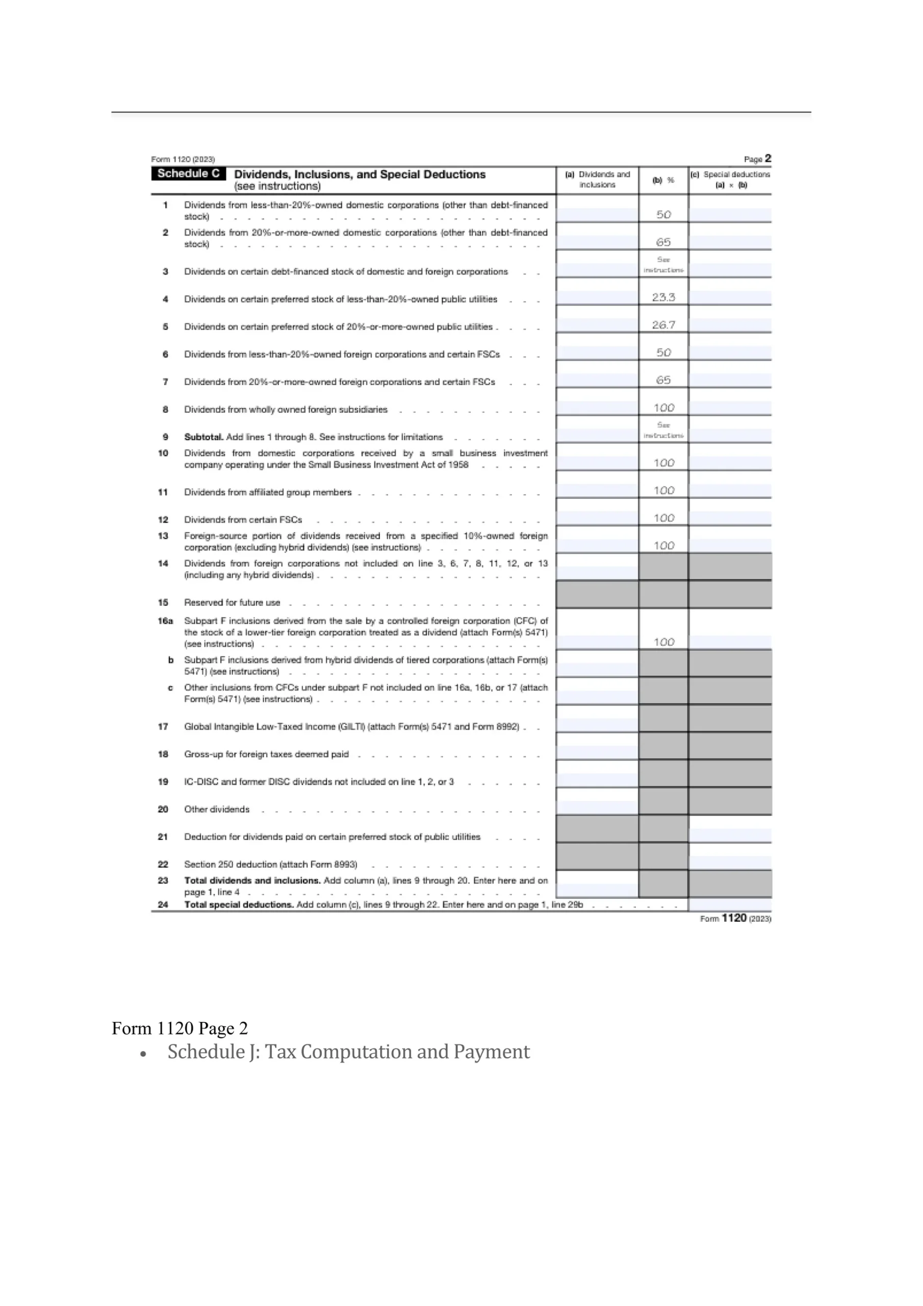 Form 1120 S Instructions 2026