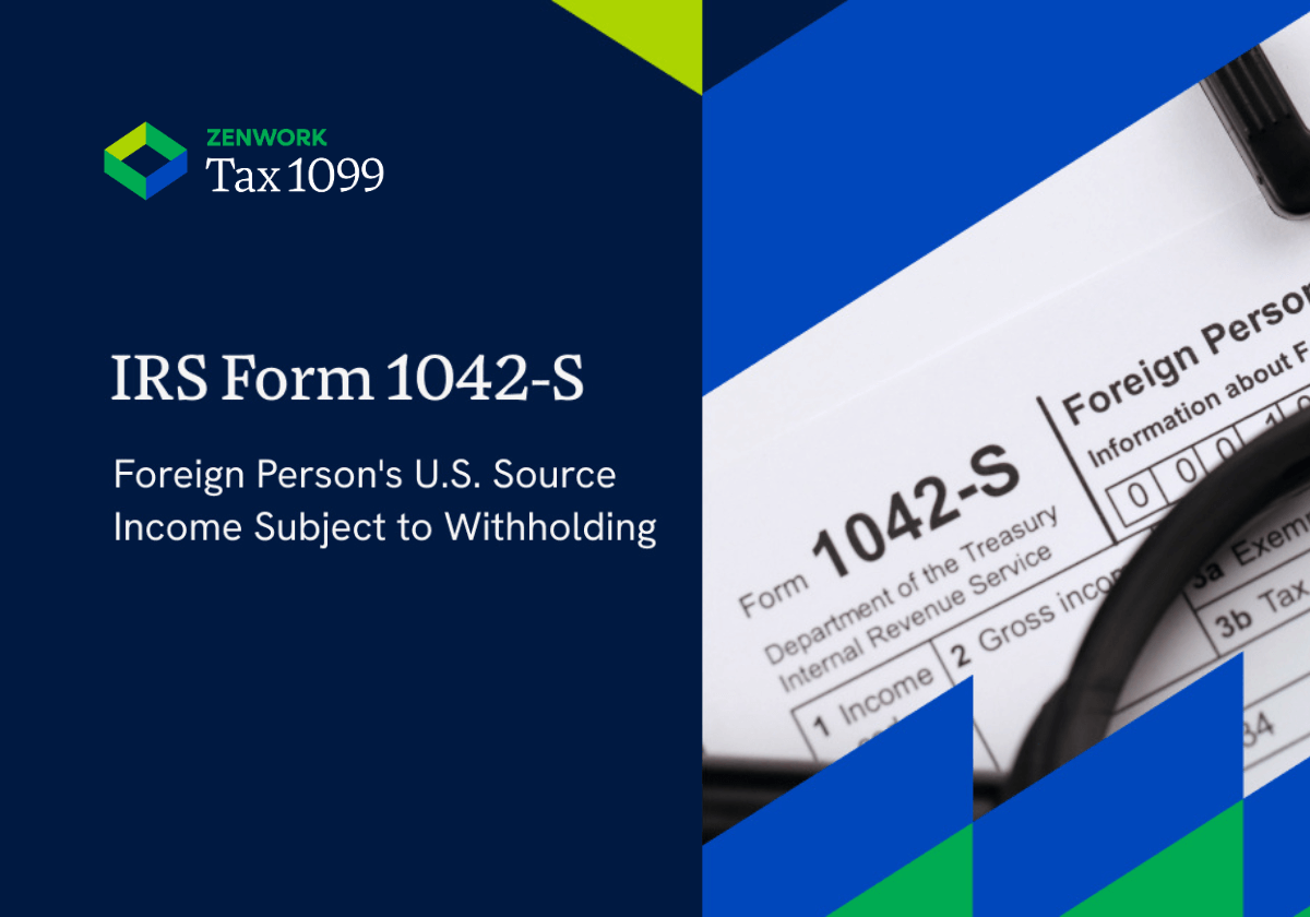 What Is IRS Form 1042 S How To File Form 1042 S 2026