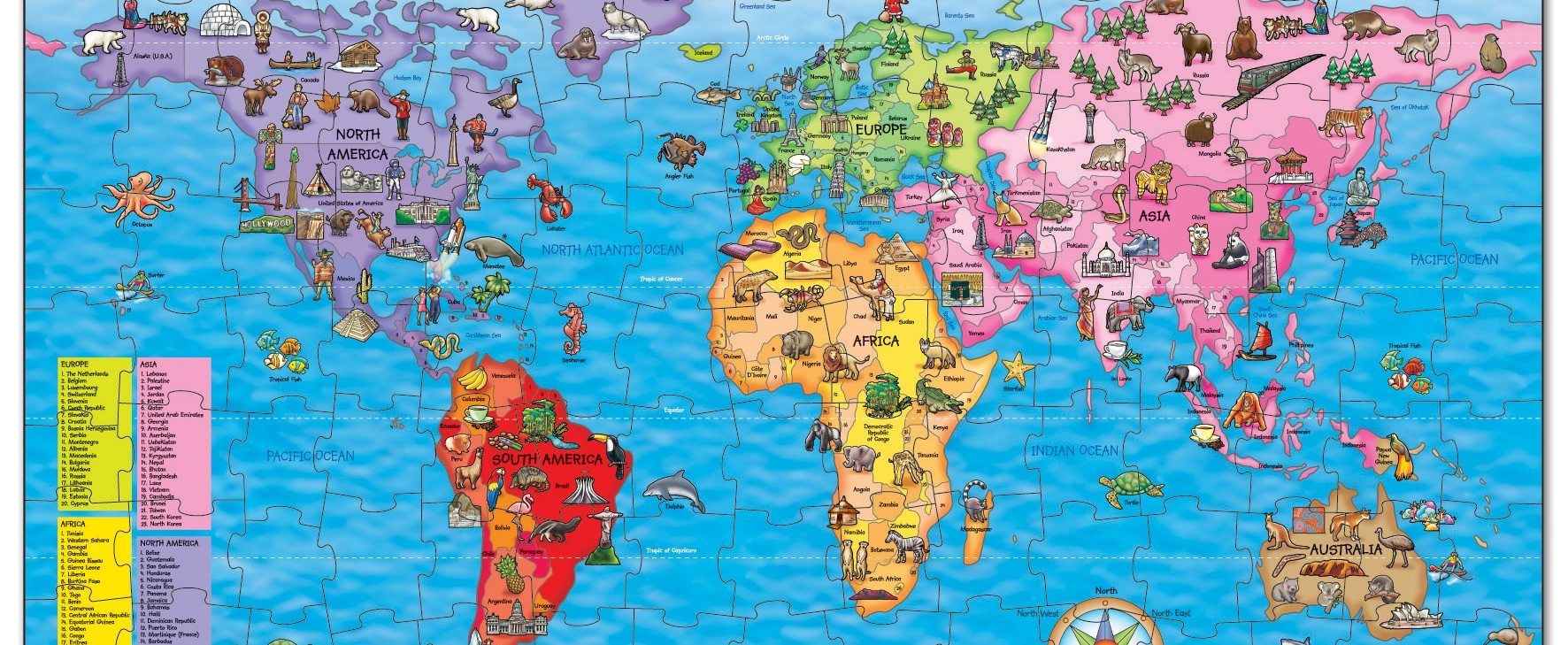 Win A World Map Jigsaw Puzzle National Geographic Kids