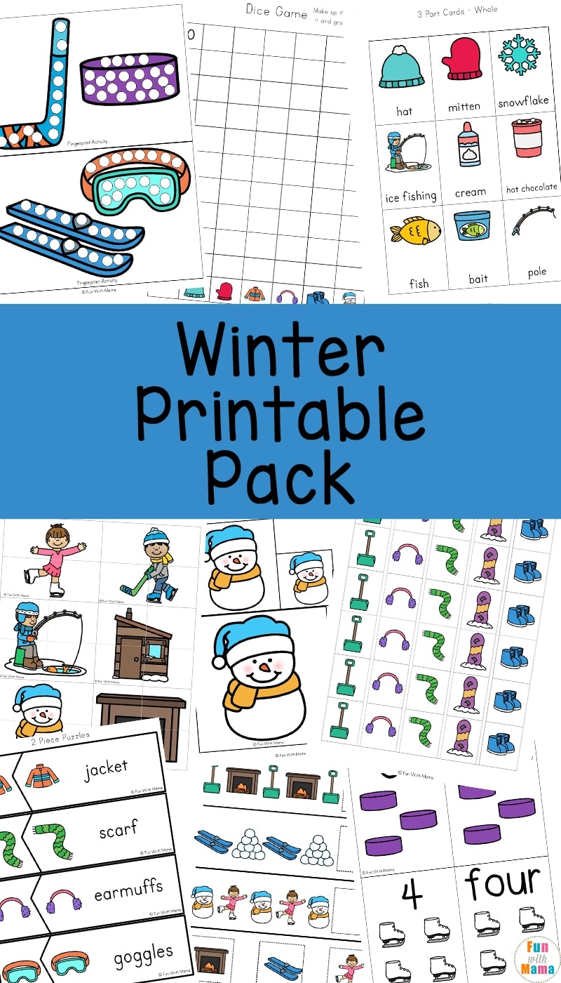 Printable Winter Activities For Kids