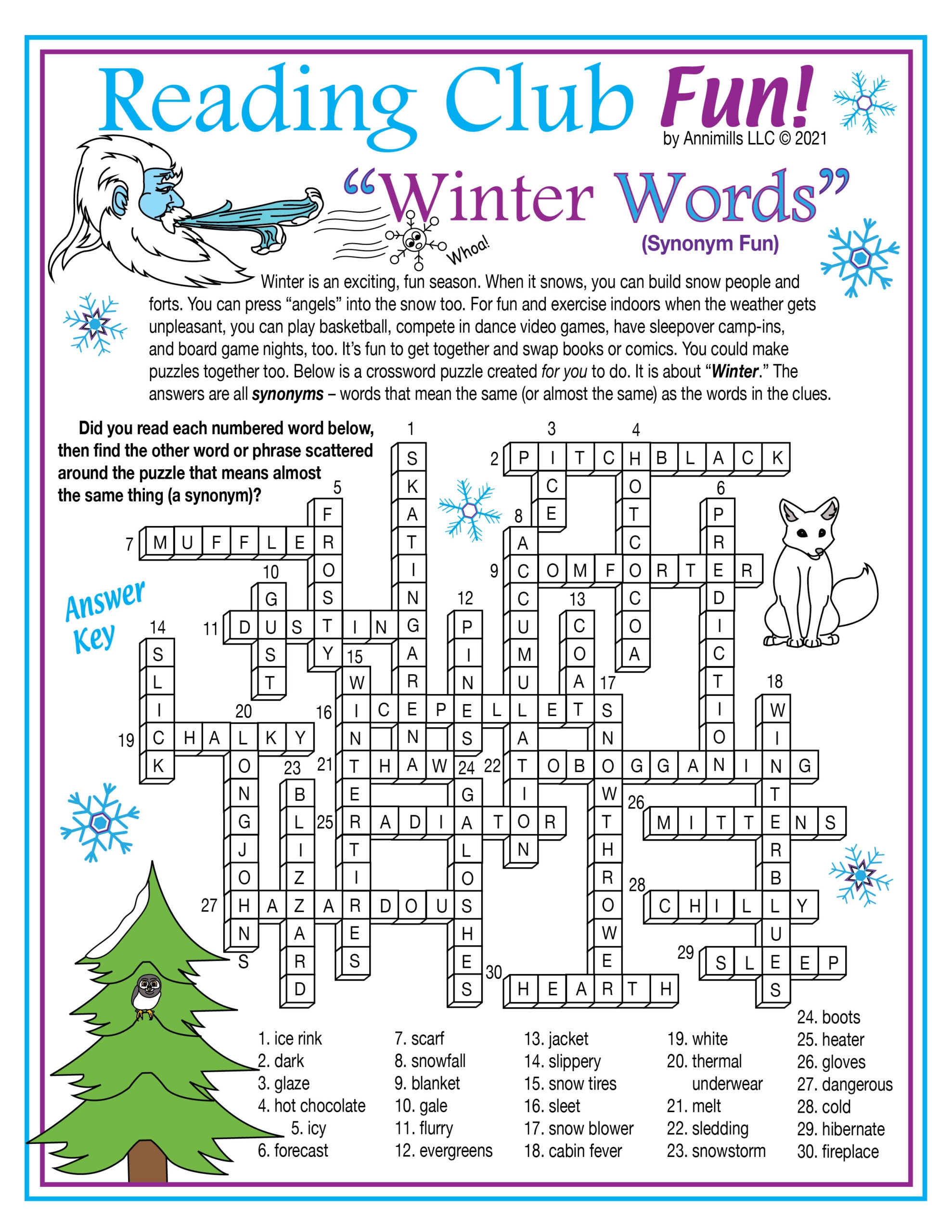 Fun Printable Crossword Puzzles