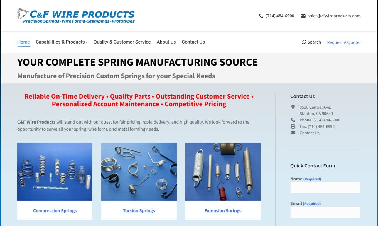 Wire Forms Companies Suppliers And Distributors