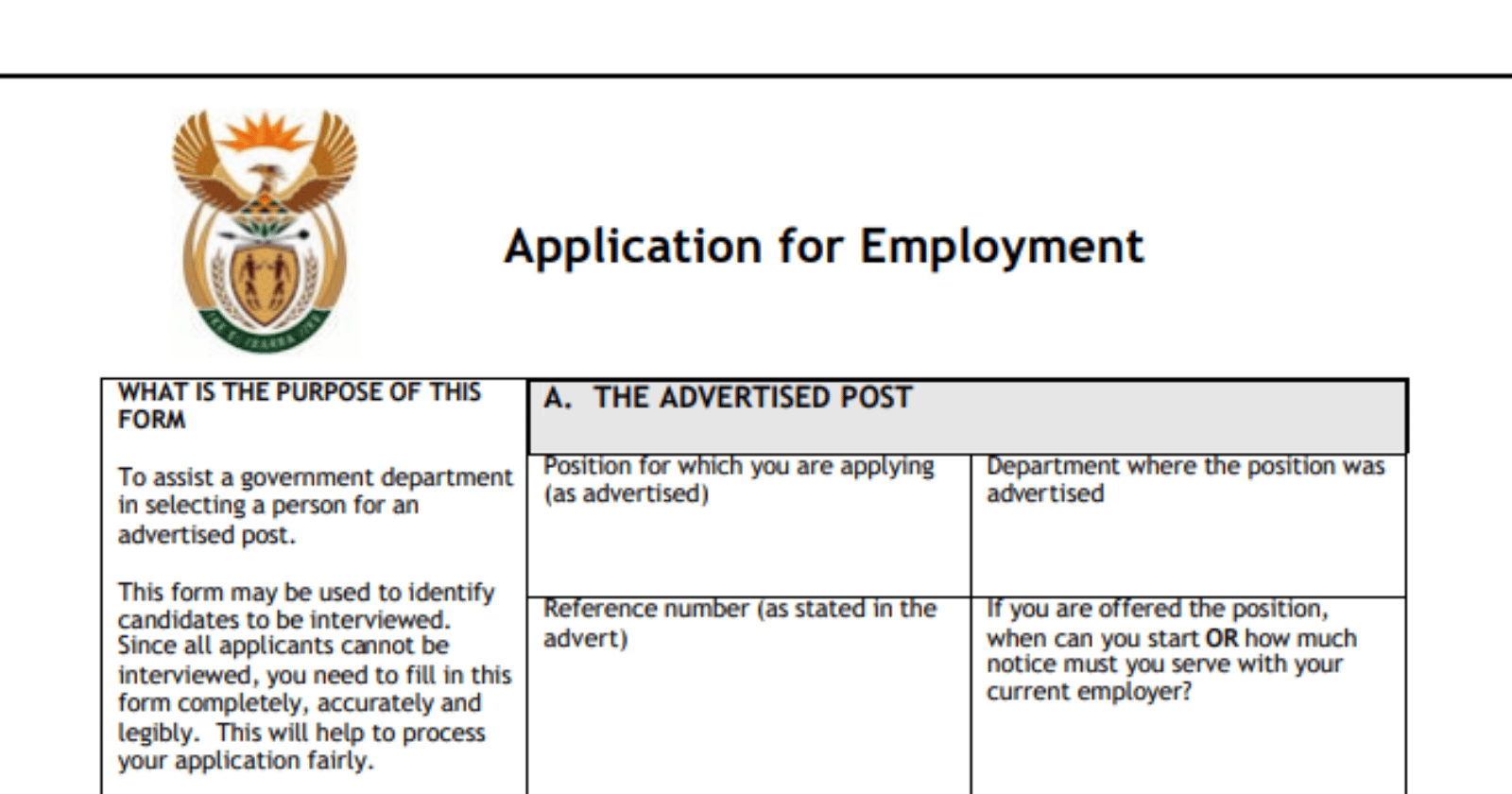 Free Z83 Form 2026
